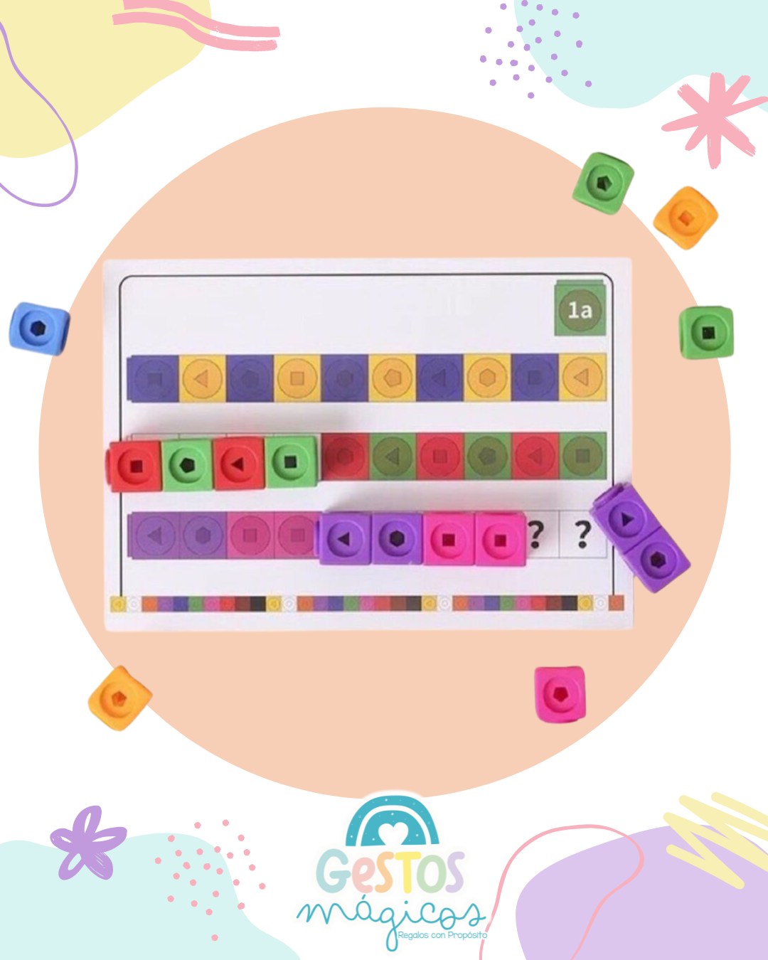 Juego de Cubos Matemáticos con Plantillas