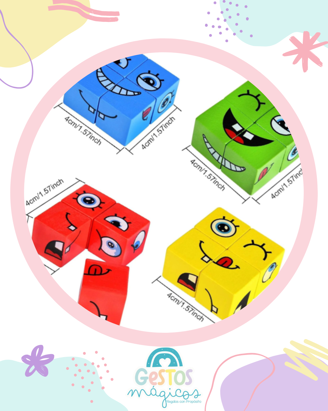 CUBOS DIDÁCTICOS EMOCIONES