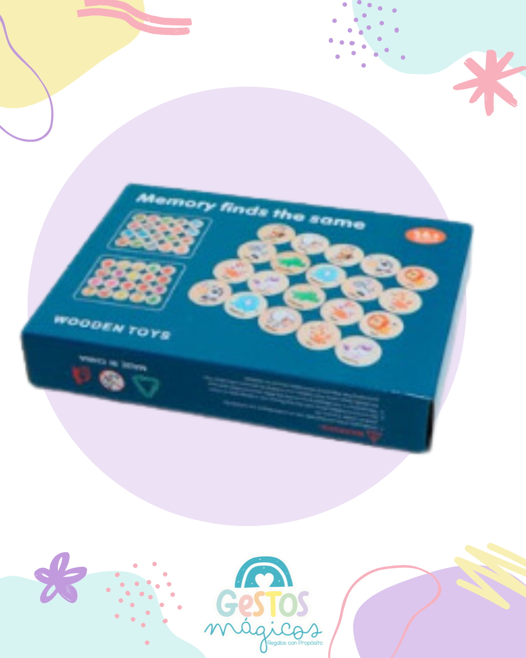 Juego de Memoria Animales x20pcs
