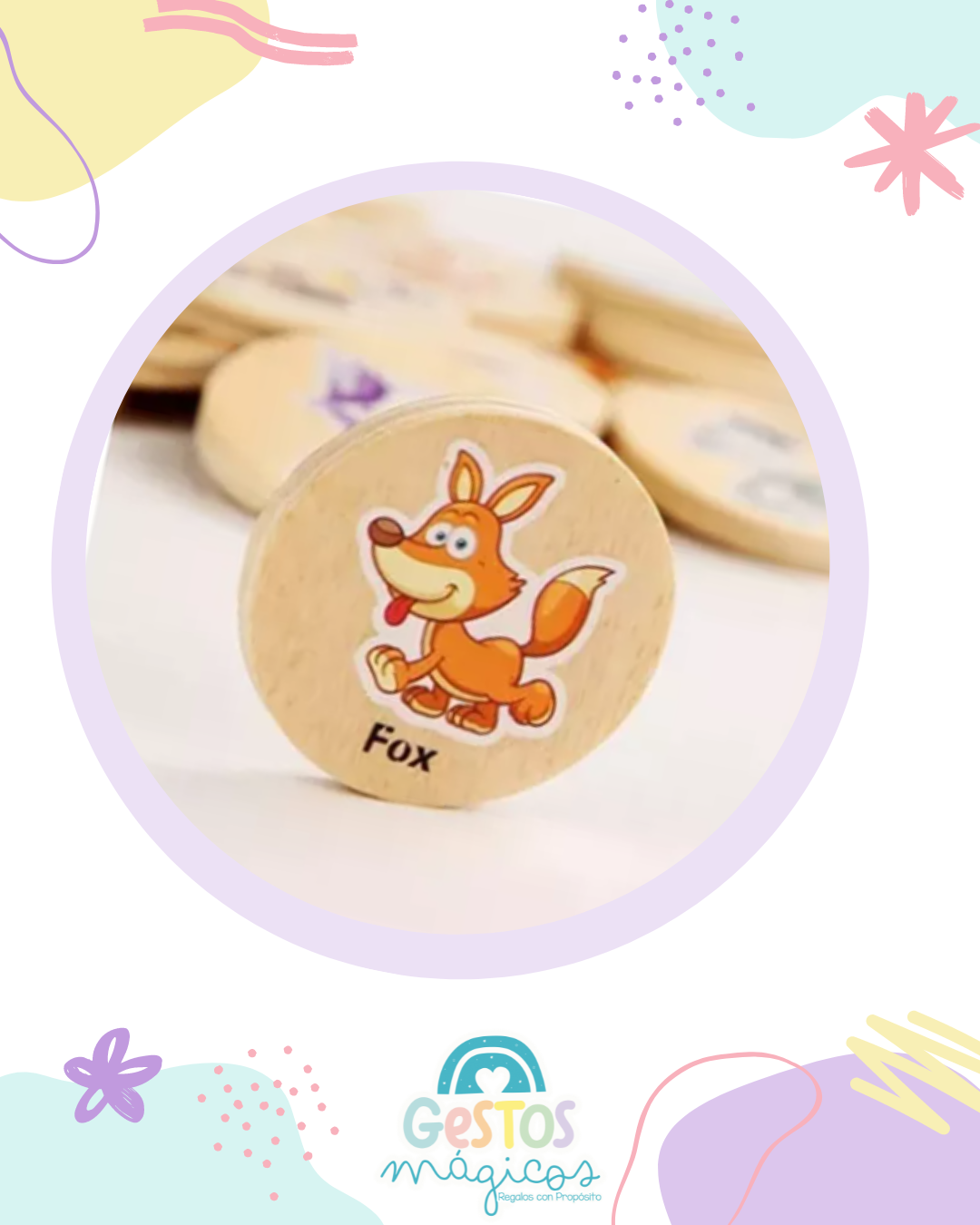 Juego de Memoria Animales x20pcs
