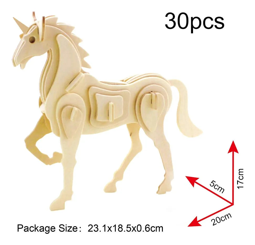 Rompecabezas 3D Caballo