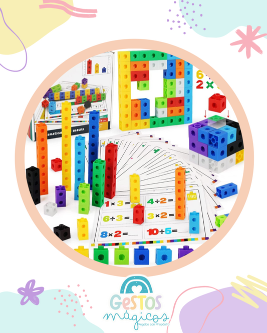 Juego de Cubos Matemáticos con Plantillas