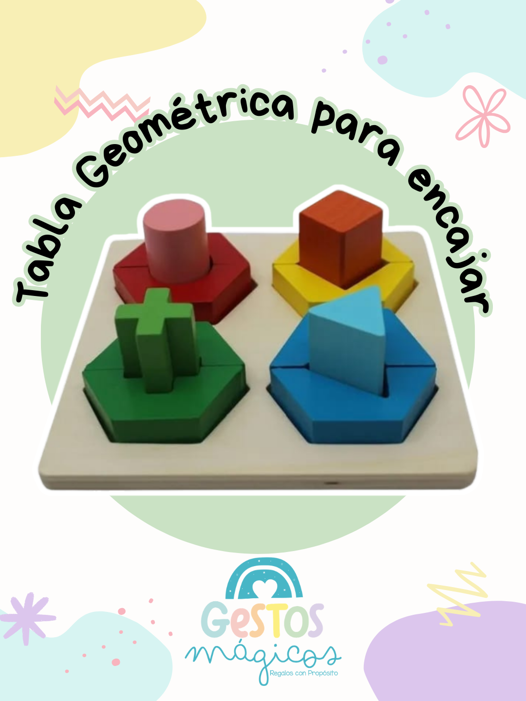 Tabla Figuras Geométricas para Encajar