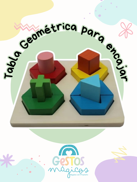 Tabla Figuras Geométricas para Encajar