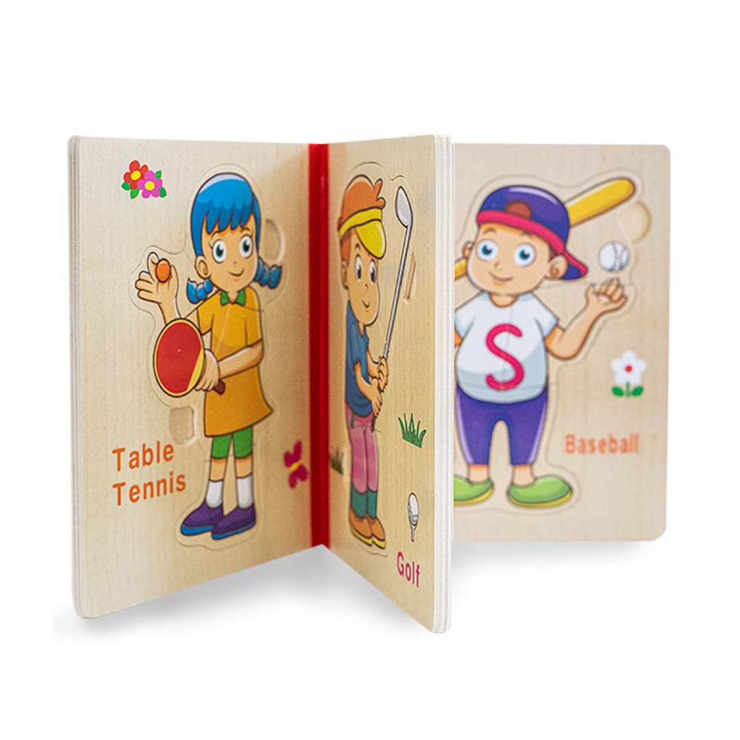 Libro Rompecabezas Deportes